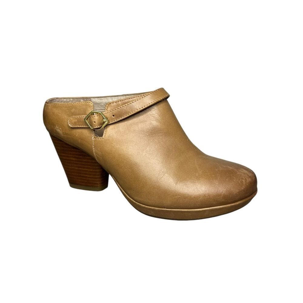 Dansko Light Brown Leather Clogs